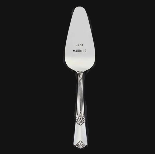 Silver Cake Cutting Set