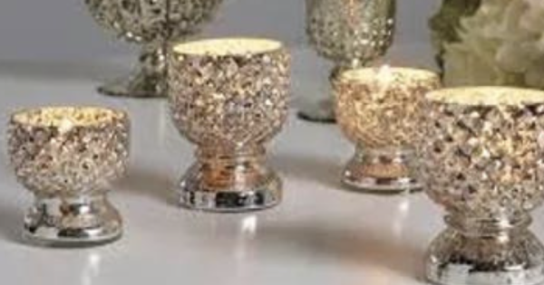 Semi-Clear Texture Votive Assorted Sizes