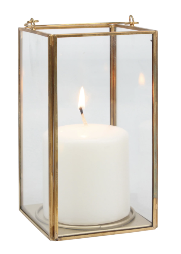 Gold Rectangular Terrarium