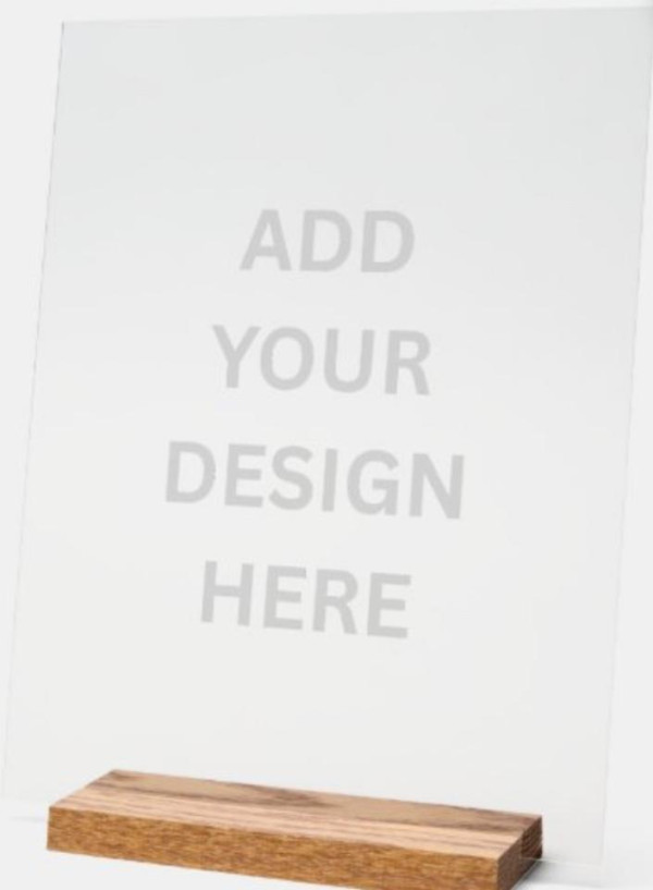 Acrylic 12x12 Customizable Sign
