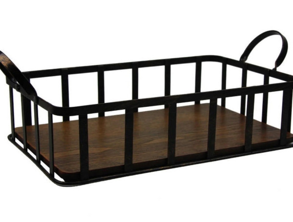 Black Metal Basket