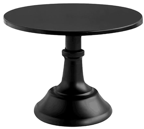 Black Cake Stand 12"