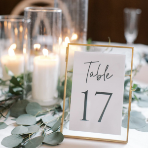 Table Numbers