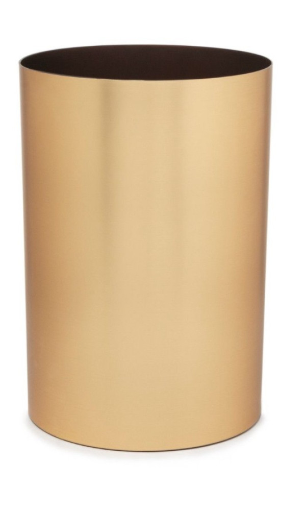 Gold Trash Can Bin