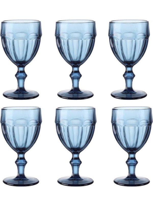 Assorted Blue Estate Glasses