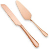 Rose Gold Cake Cutting Set - Image 2