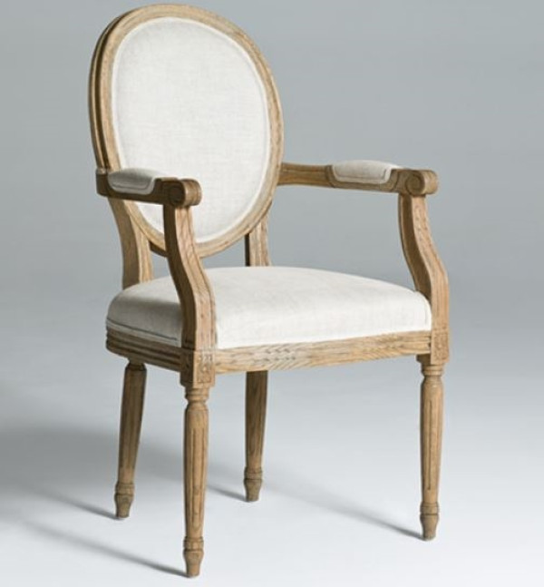 Linen Arm Chair
