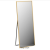 Floor Length Gold Rim Mirror - Image 2
