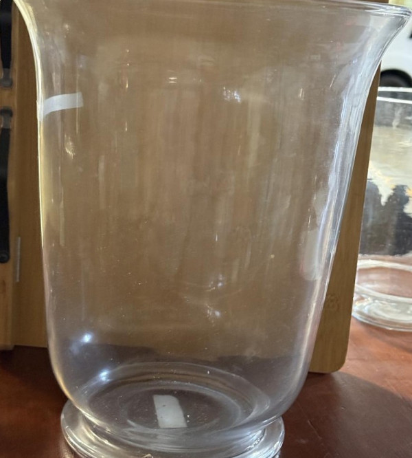 Large Clear Vase