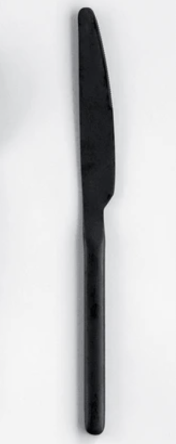 Black Dinner Knife