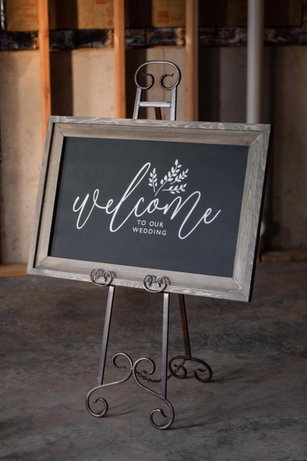 Chalkboard Welcome Sign
