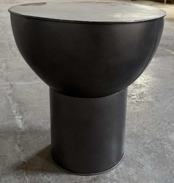 Black Side Drum Table