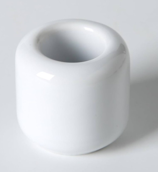 White Taper Candle Holder