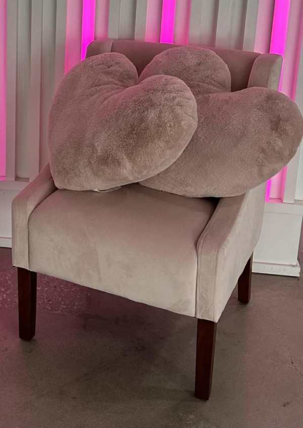 Blush Velvet chair